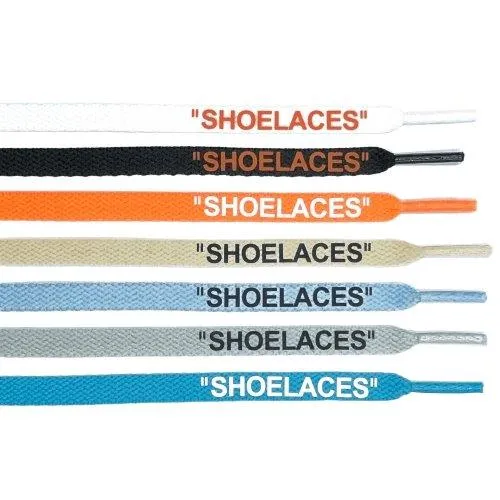 Off White Shoelaces Jordan 1 - Flat Laces Part 2