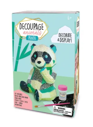 Panda Decoupage