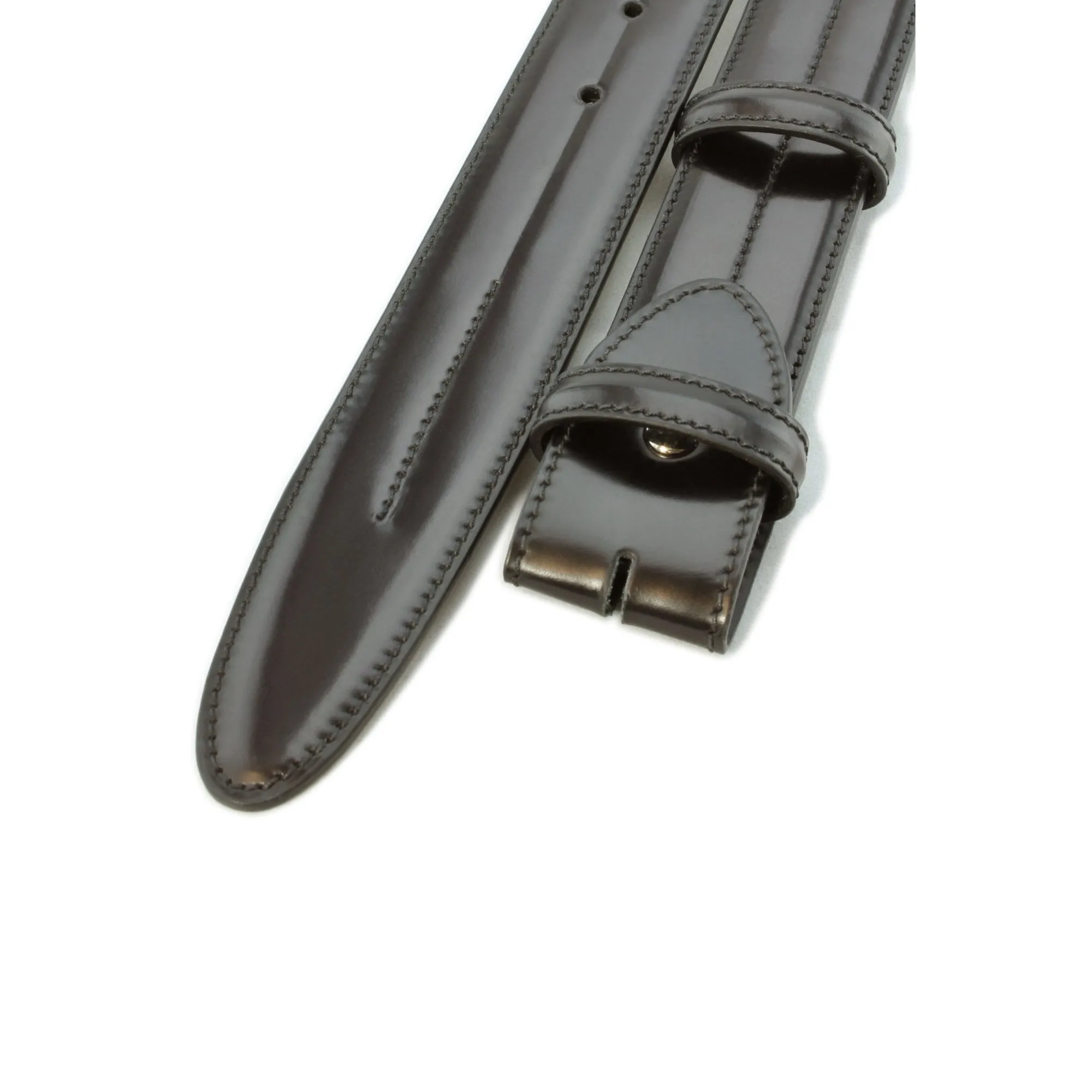 Peck Moulded Cordovan Effect Belt Strap