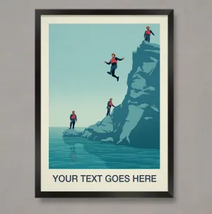 Personalised Coasteering Print