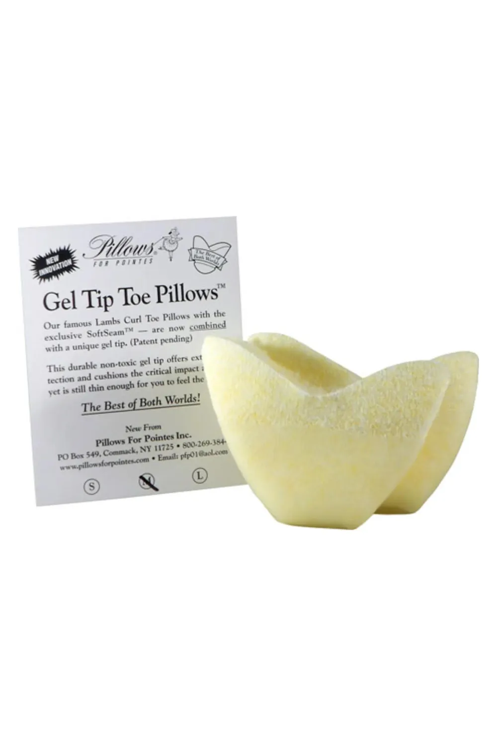 PILLOWS FOR POINTE GEL TIP TOE PILLOWS