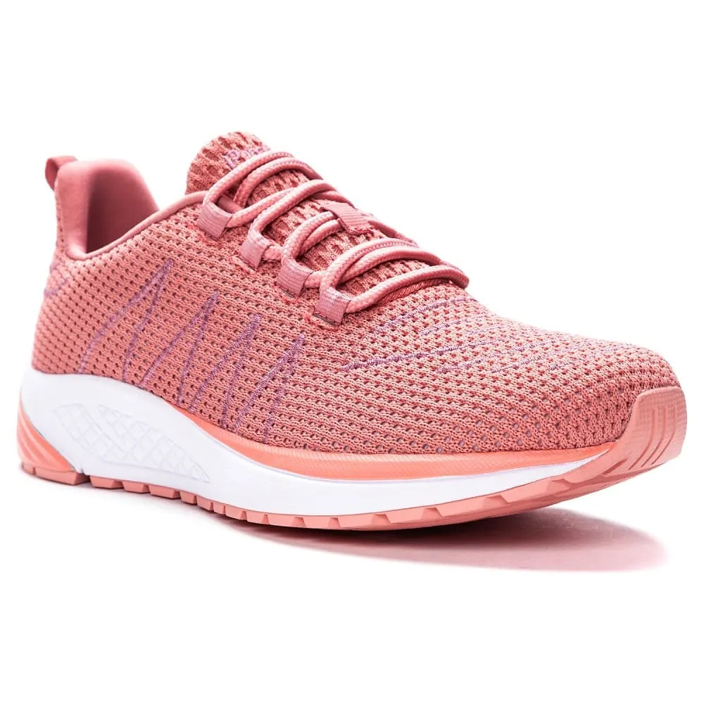 Propet Women's Tour Knit Active Shoes (Dark Pink)