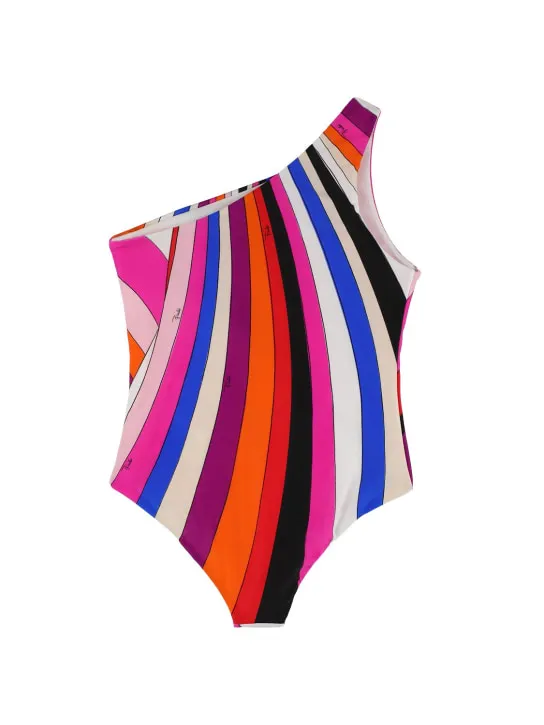 Pucci   Printed lycra one piece swimsuit 