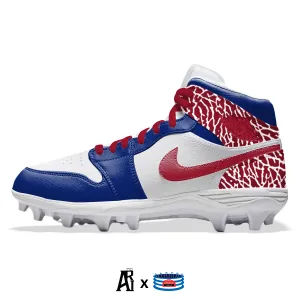 "Giant Buffalo Elephant" Jordan 1 TD Cleats