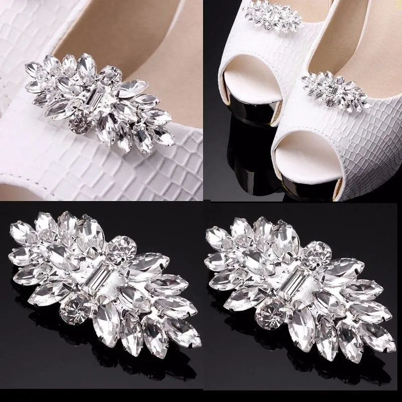 "Paris" - Crystal Bridal Shoe Clips