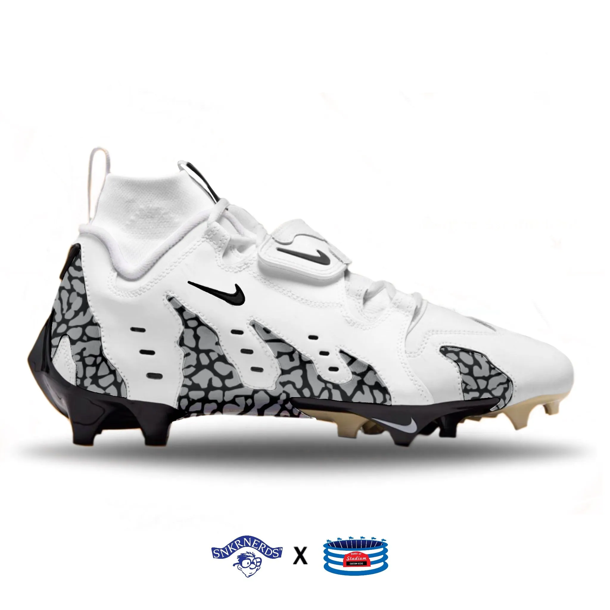 "White Cement" Nike Vapor Edge 360 DT 96 'Diamond Turf' Cleats