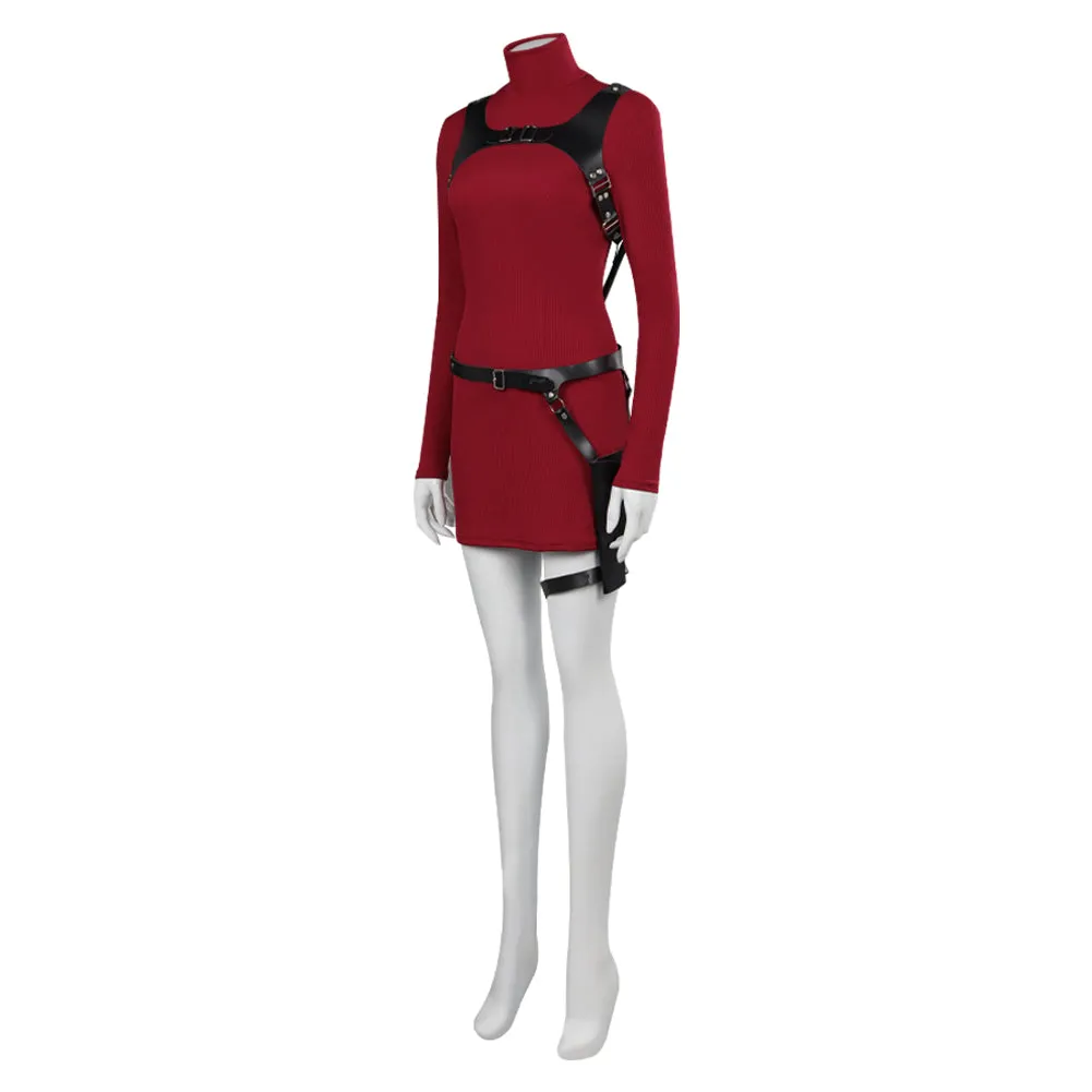 Resident Evil 4 RE: Ada Wong Cosplay Costume Halloween Carnival Party Disguise Suit