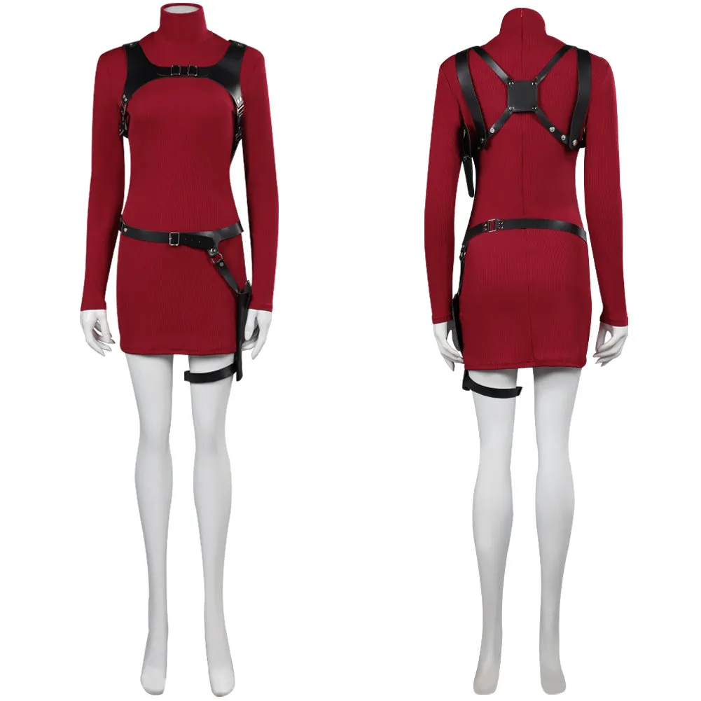 Resident Evil 4 RE: Ada Wong Cosplay Costume Halloween Carnival Party Disguise Suit