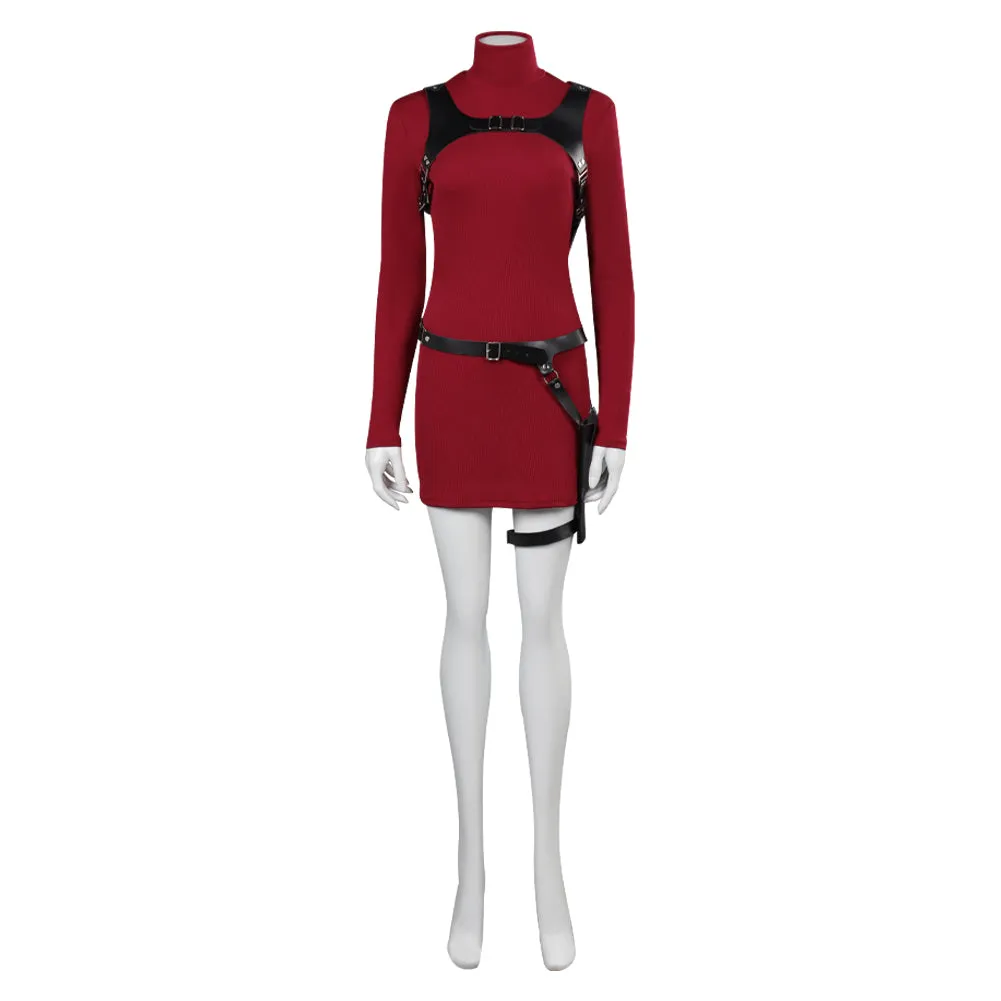 Resident Evil 4 RE: Ada Wong Cosplay Costume Halloween Carnival Party Disguise Suit