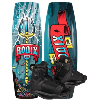 Ronix RX1 Boys Wakeboard Package with Divide Boots (2025)