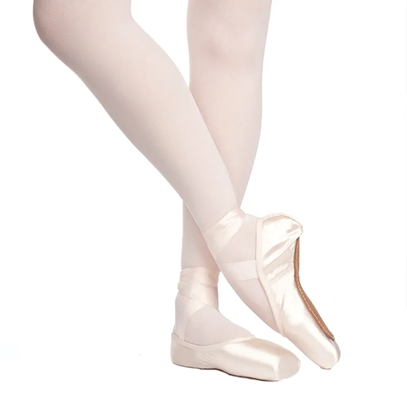 Russian Pointe Rubin U-Cut Drawstring Pointe Shoes - Flexible Medium Shank