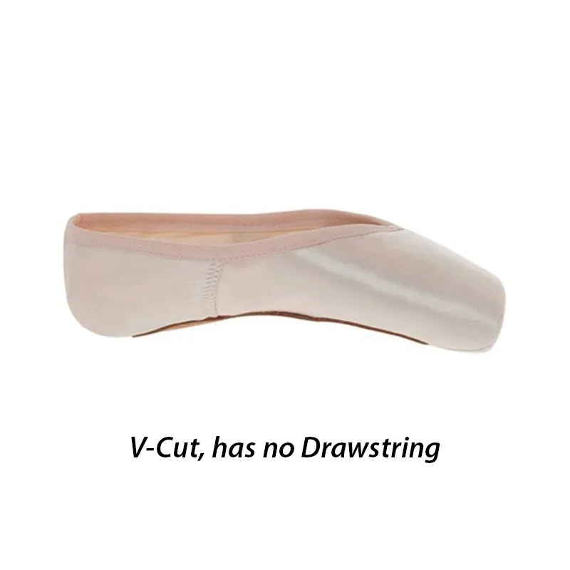 Russian Pointe Rubin V-Cut Pointe Shoes - Flexible Medium Shank