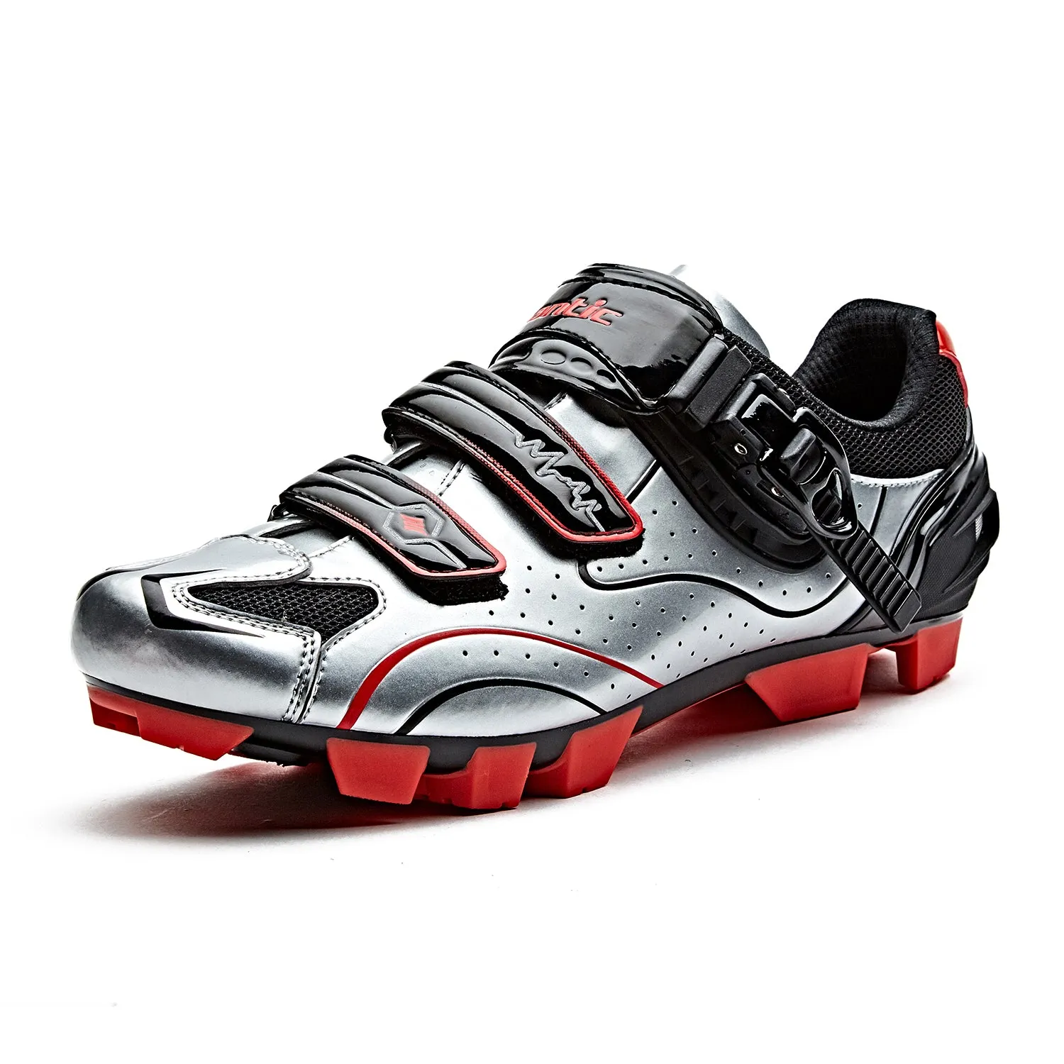 Santic Knight Ⅱ Silver Black Men MTB Cycling Shoes