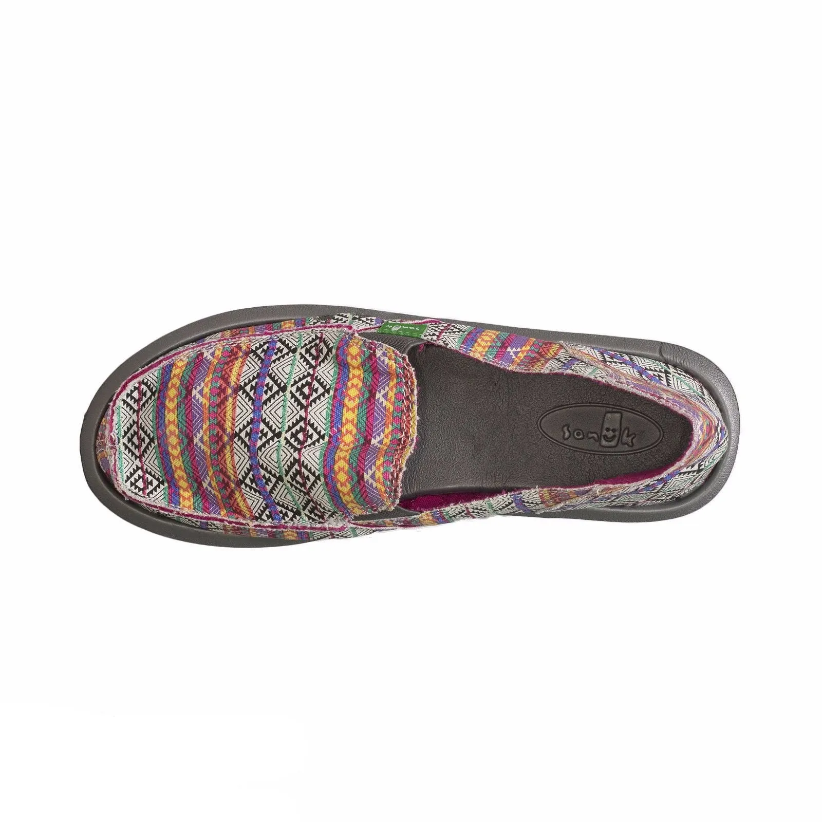 Sanuk Donna Tribal Magenta / Multi Tribal Stripe Shoes