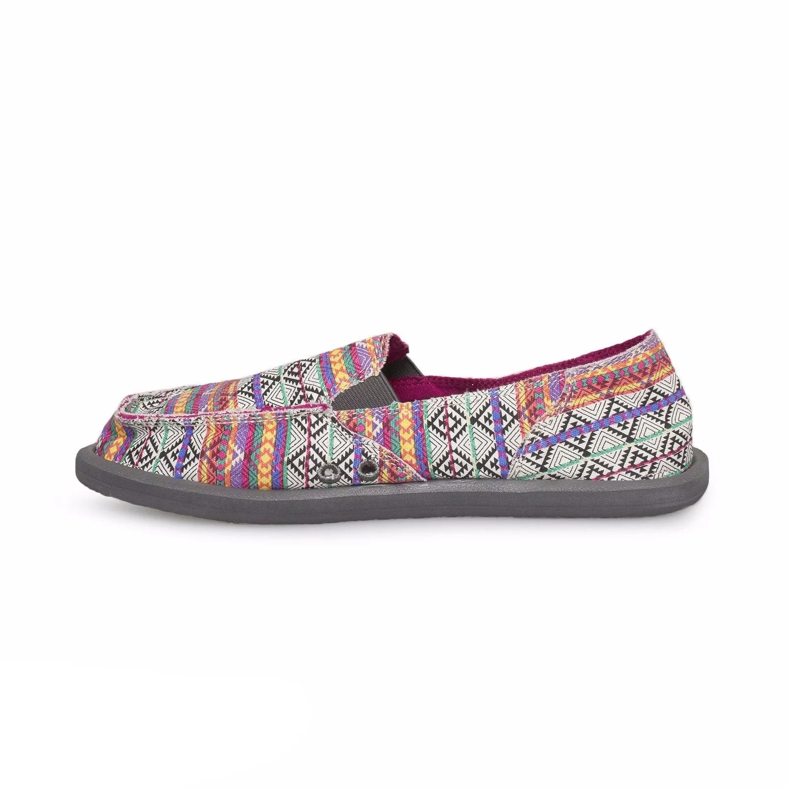 Sanuk Donna Tribal Magenta / Multi Tribal Stripe Shoes