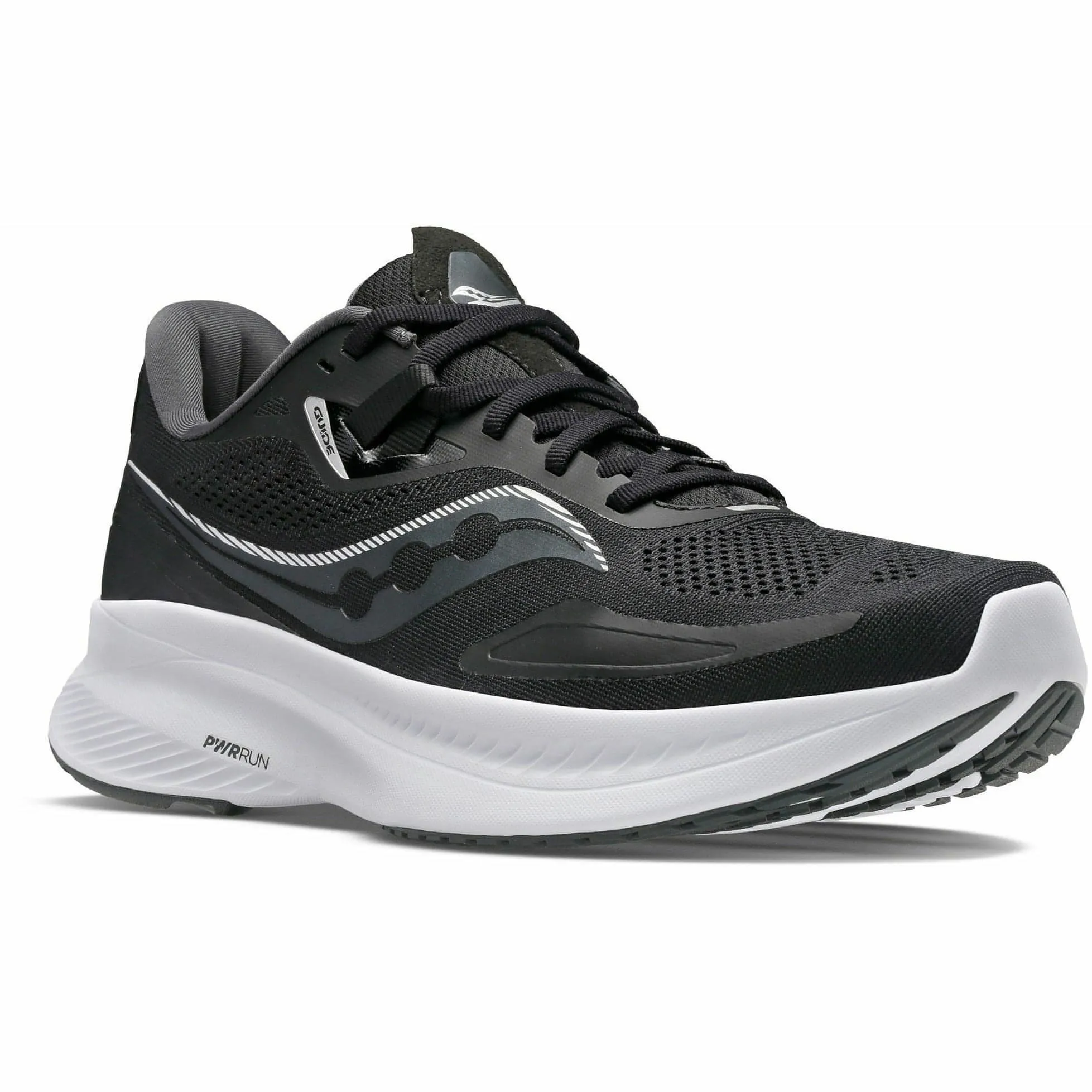 Saucony Guide 15 WIDE FIT Mens Running Shoes - Black