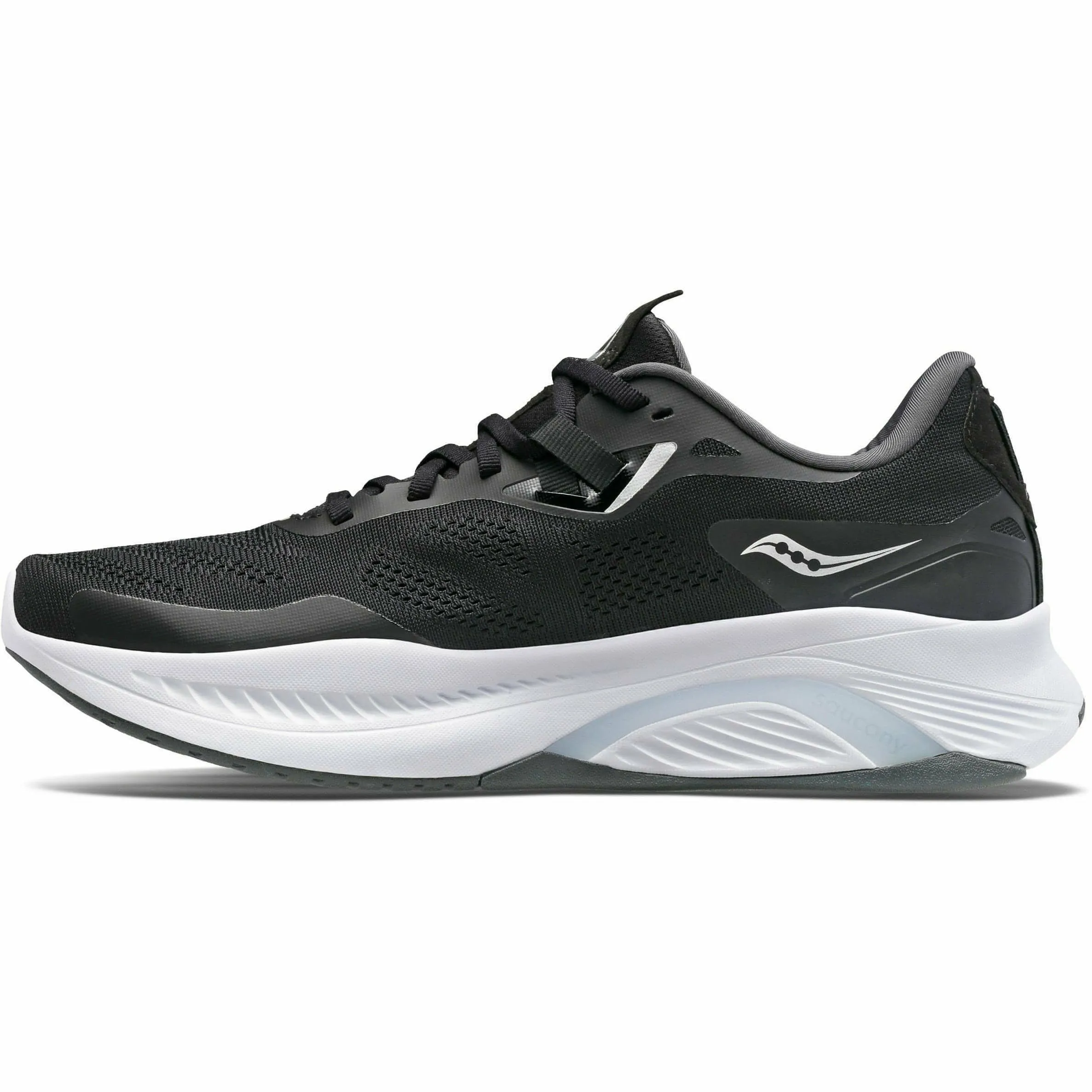 Saucony Guide 15 WIDE FIT Mens Running Shoes - Black