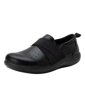 Savvie Black Smooth Professional Shoe