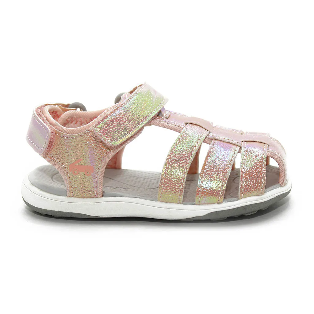 See Kai Run Paley II Sandals Pink Shimmer Walkers Toddlers Girls - Kids Shoes