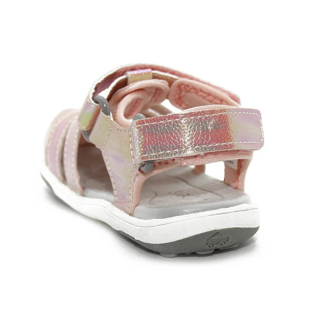 See Kai Run Paley II Sandals Pink Shimmer Walkers Toddlers Girls - Kids Shoes