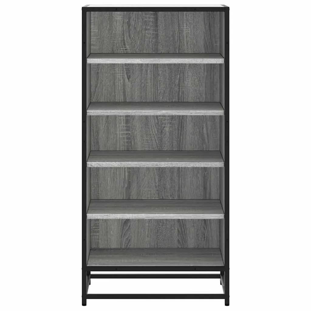 Shoe Rack Grey Sonoma 48x38x97.5 cm Engineered Wood