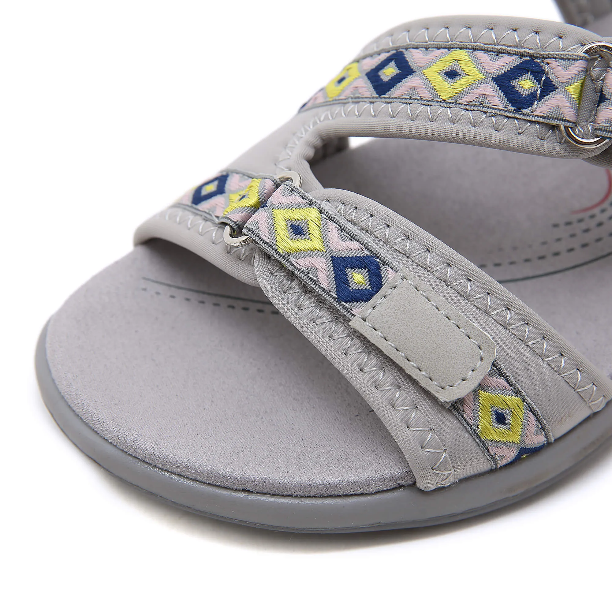 Siketu | Trekking Partner Cushioned Sandal - Grey