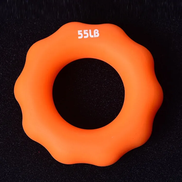 Silicone Finger Marks Grip Device Finger Exercise Grip Ring, Specification: 55LB (Orange)