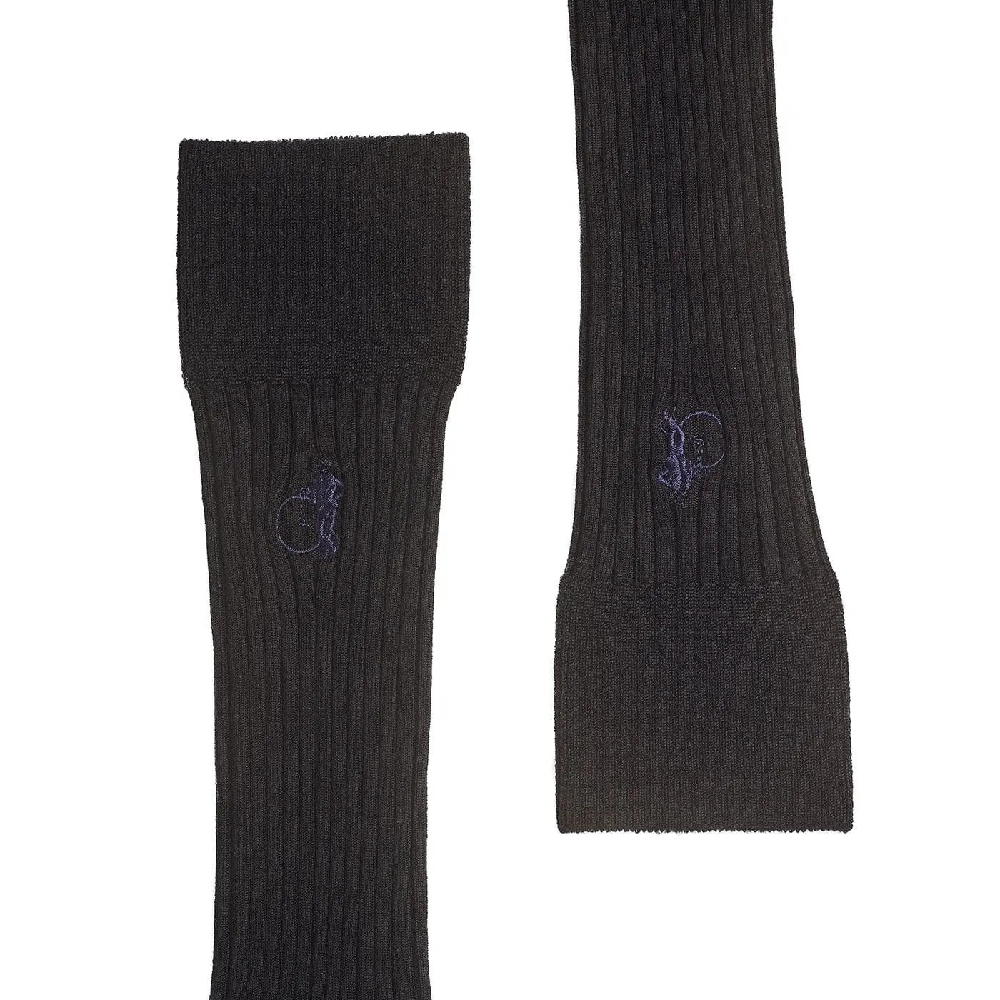 Simply Sartorial Socks - Ebony Black