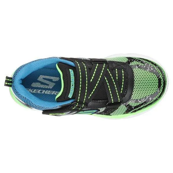 Skechers - Boys Neutron Toddlers Lime Blue 95170 NOT RETURNABLE