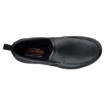 SKECHERS HARPER FORDE RELAXED FIT MENS CASUAL SHOES 64858 BLK