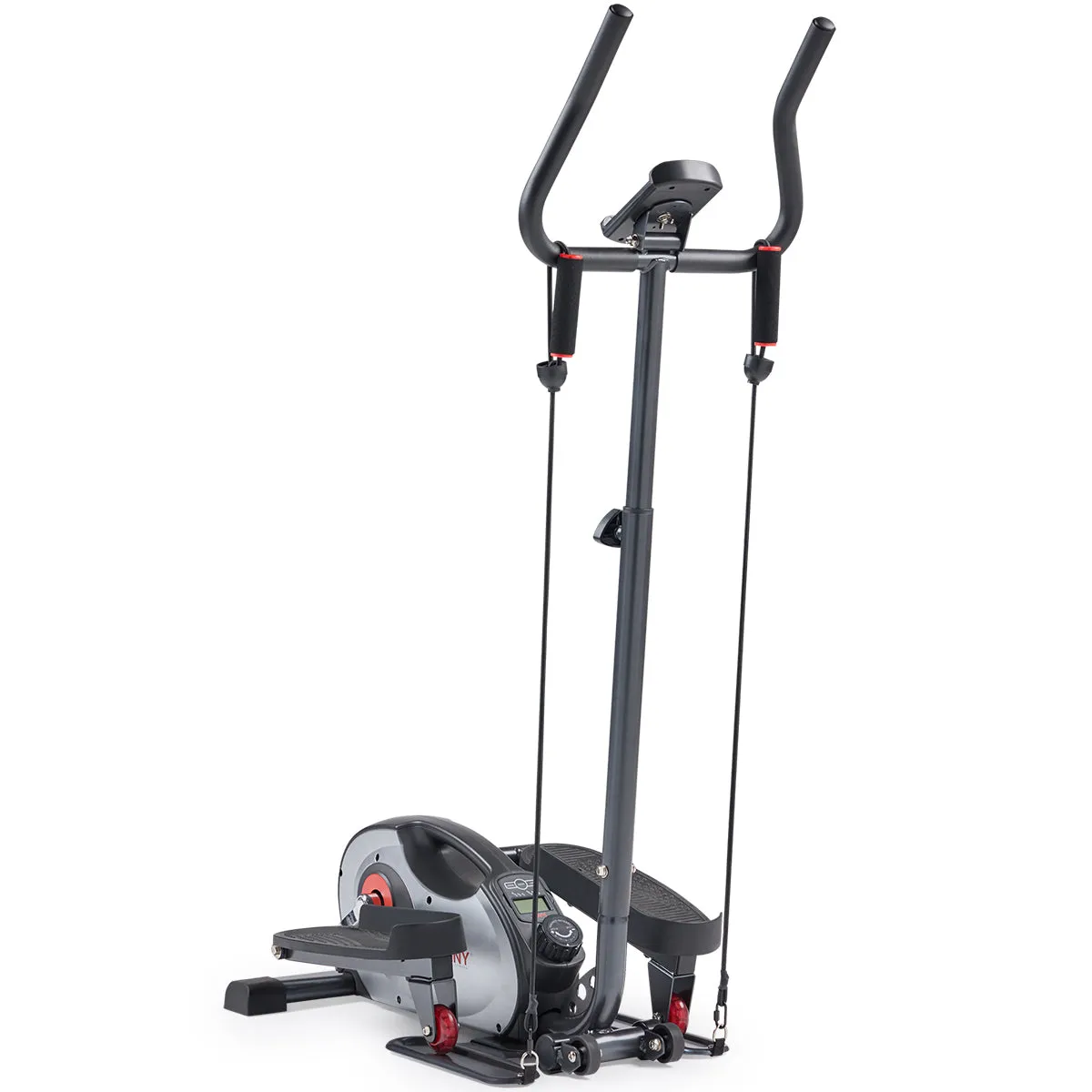 Smart Stand Mini Elliptical Exercise Trainer with Handle Bar