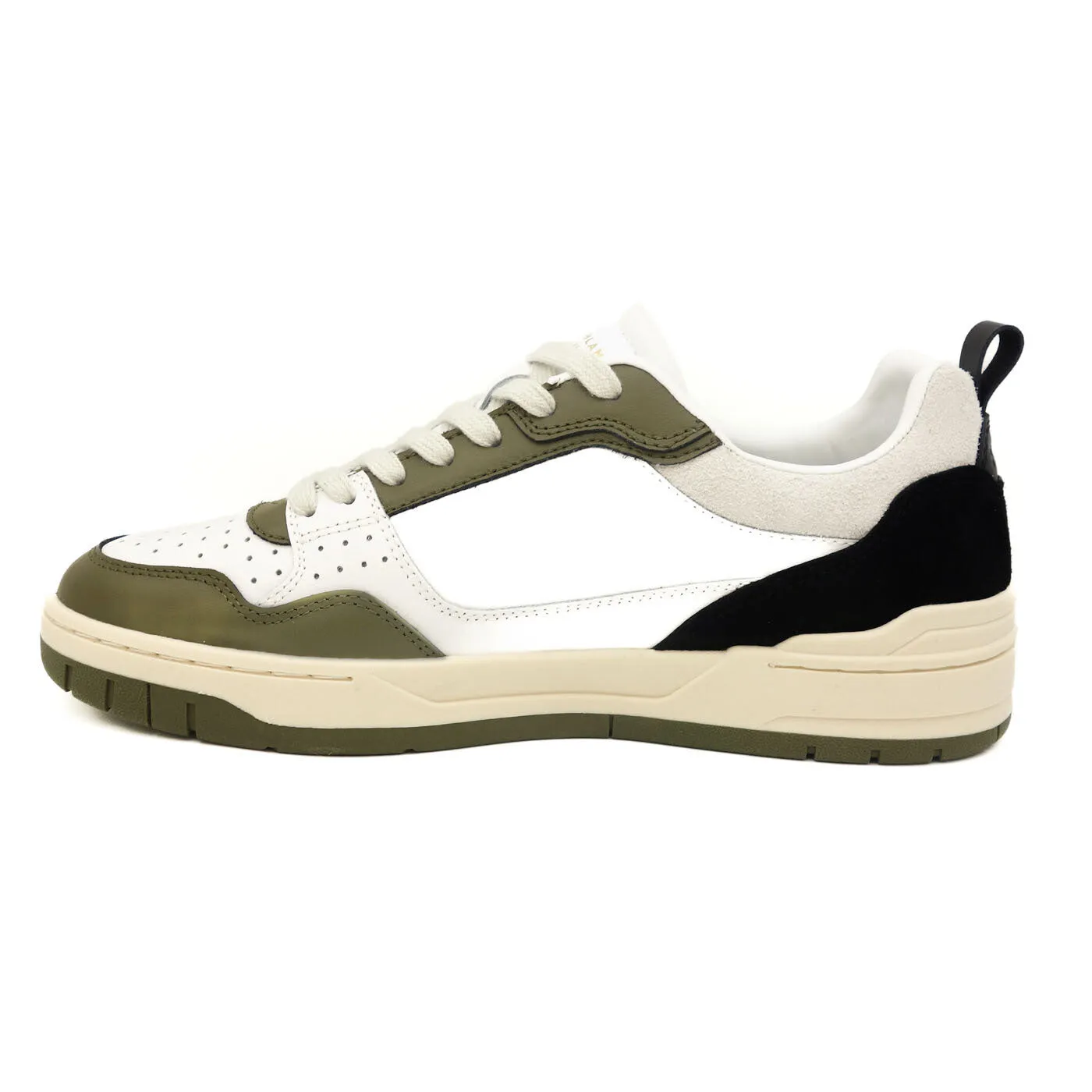 Sneaker La Vernaz en cuir army