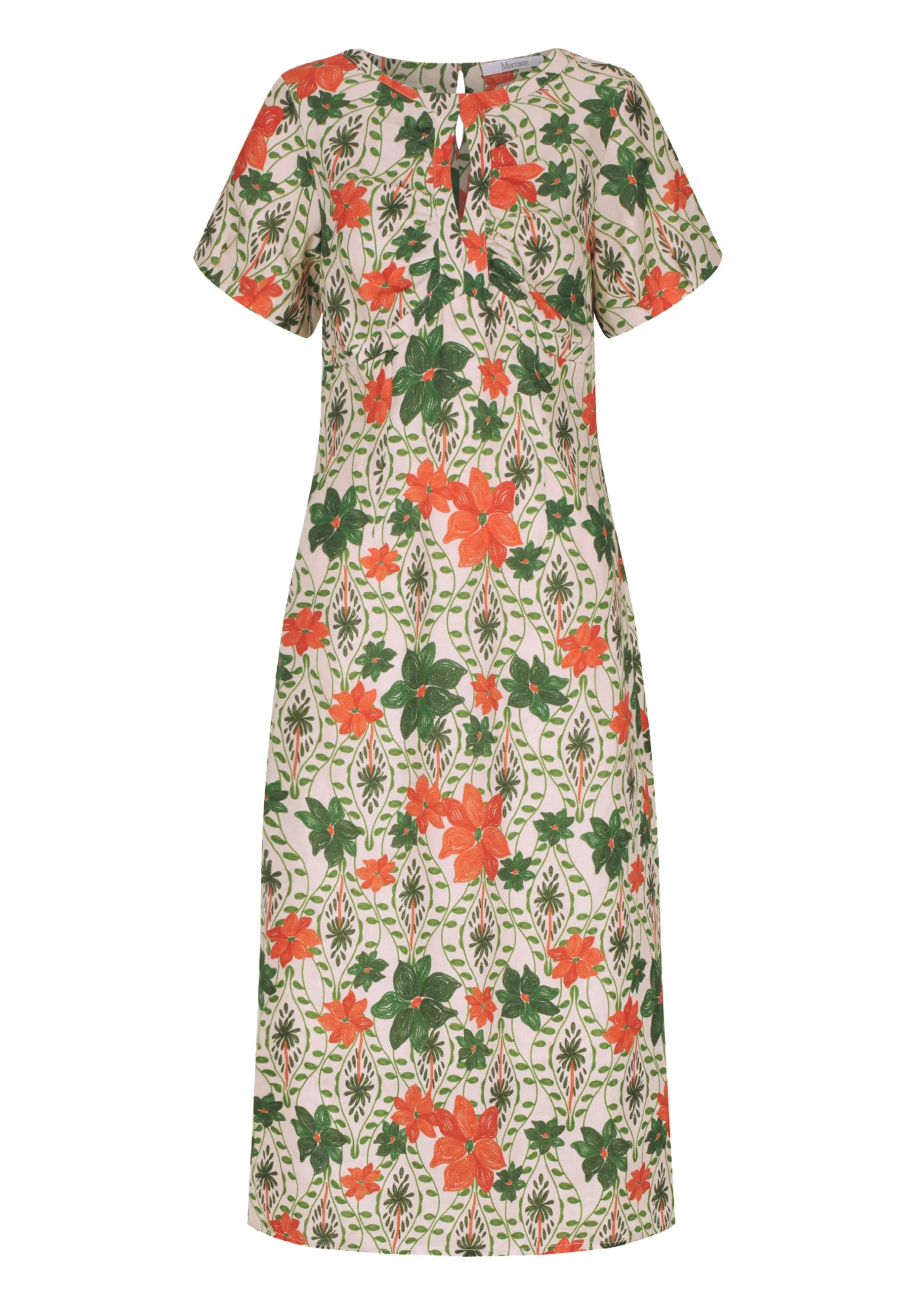 Solaria S/S Midi Dress_Print