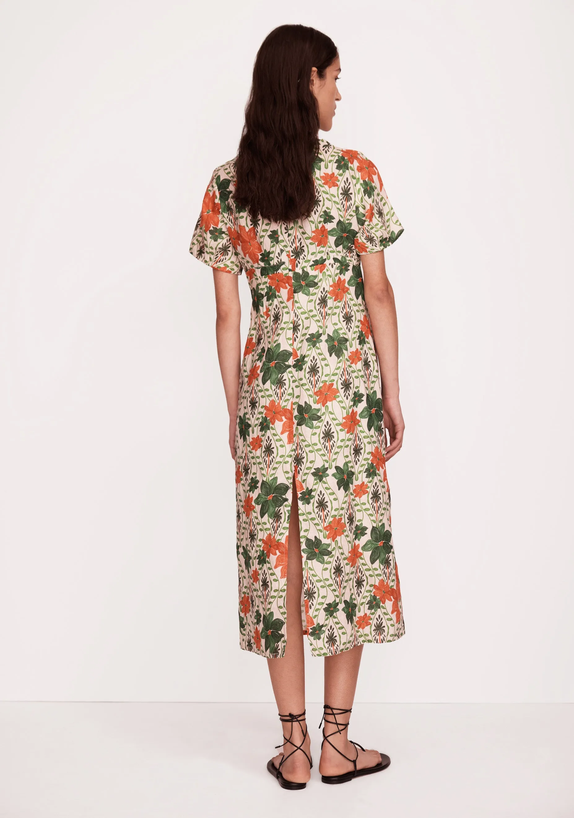 Solaria S/S Midi Dress_Print