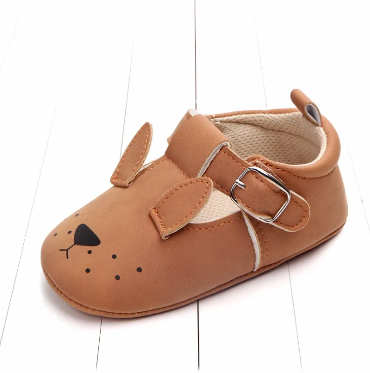 Spring and autumn cartoon matte leather soft bottom baby shoes  Kids Gift