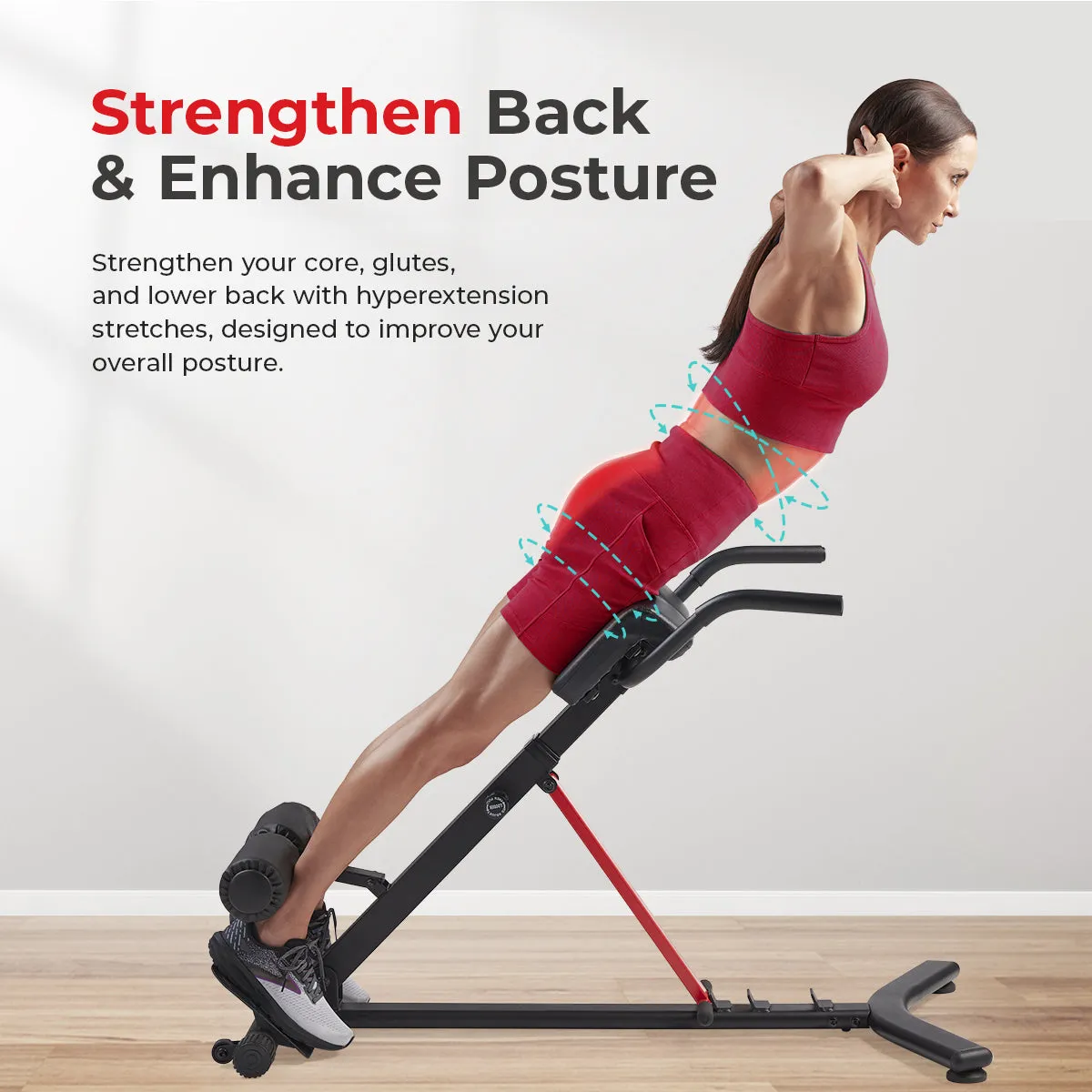 Sunny Strength™ Hyperextension Roman Chair with Dip Station