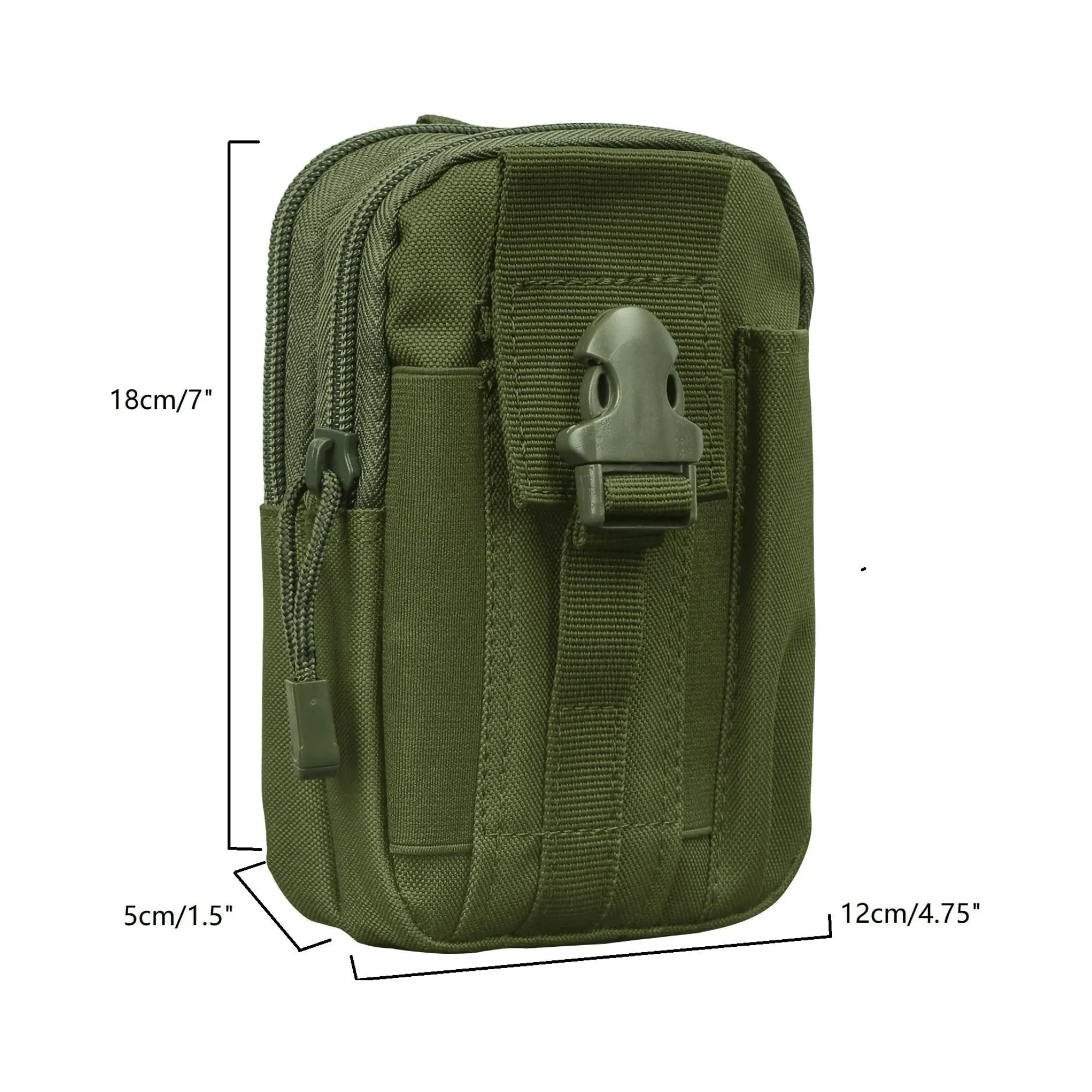 Tactical MOLLE Pouch & Waist Bag for Hiking & Outdoor Activities