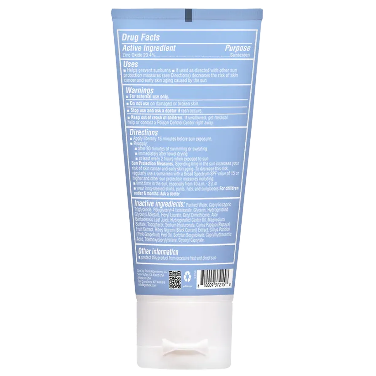 Thinksport SPF 50 Clear Zinc Active Face