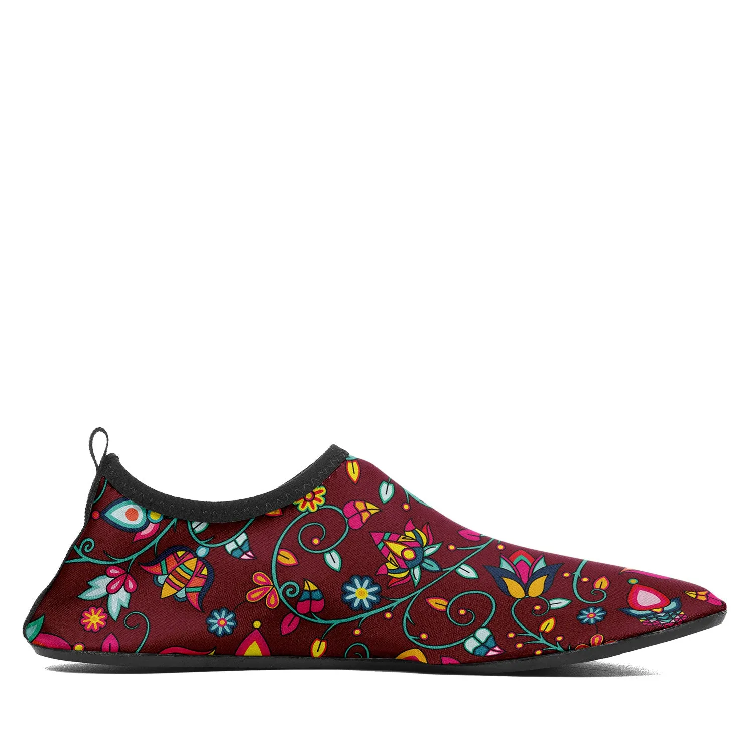 Thorny Path Cranberry Kid's Sockamoccs Slip On Shoes