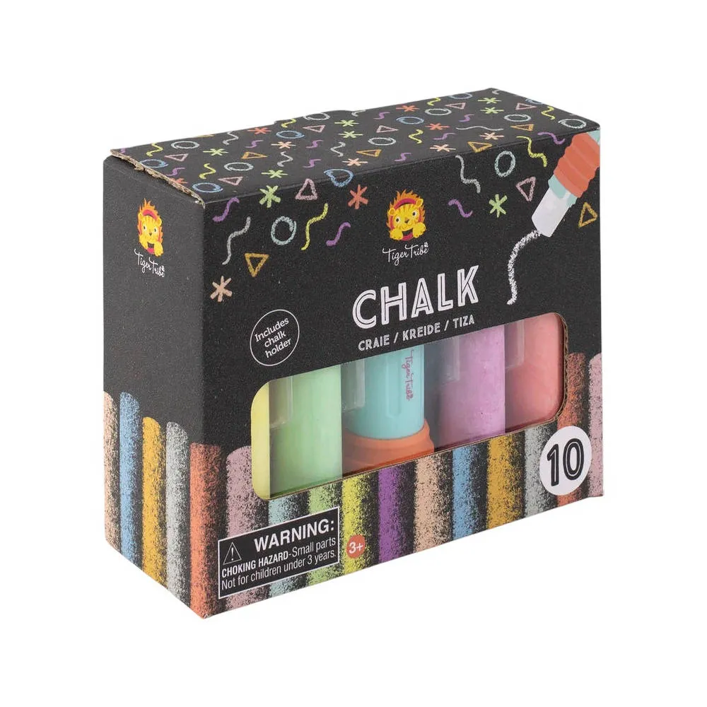 Tiger Tribe Chalk Jumbo Pack of 10