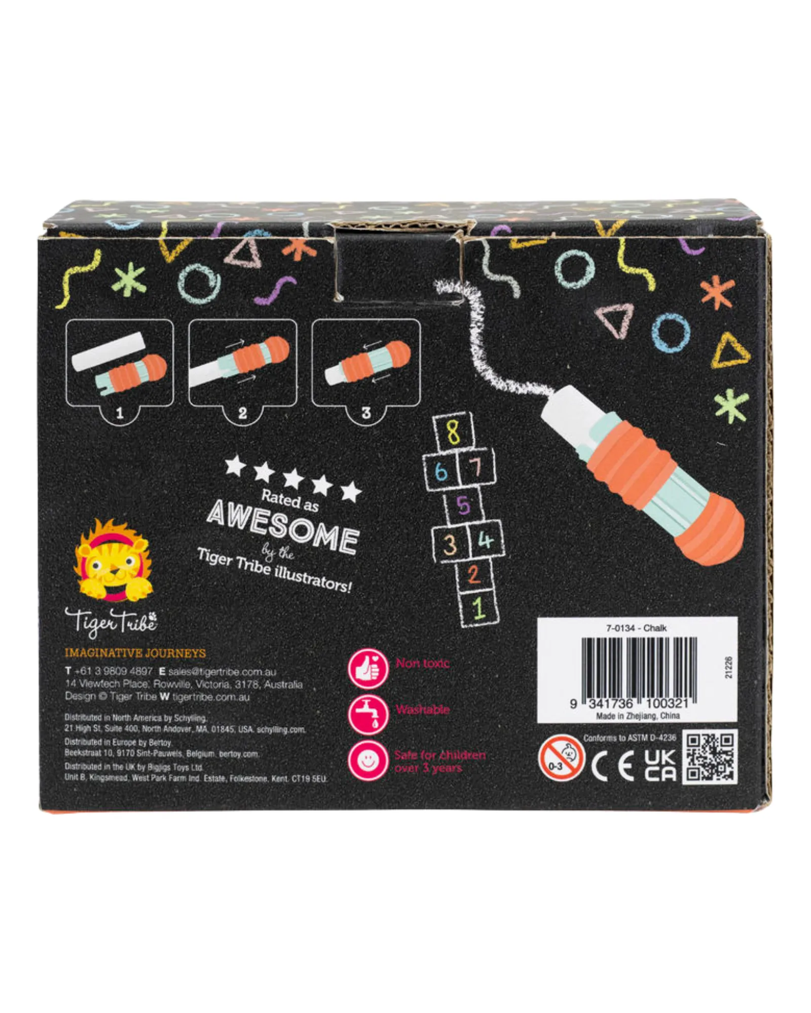 Tiger Tribe Chalk Stationery