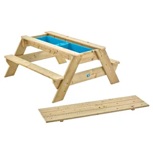 TP Deluxe Wooden Picnic Table Sand & Water Play Set