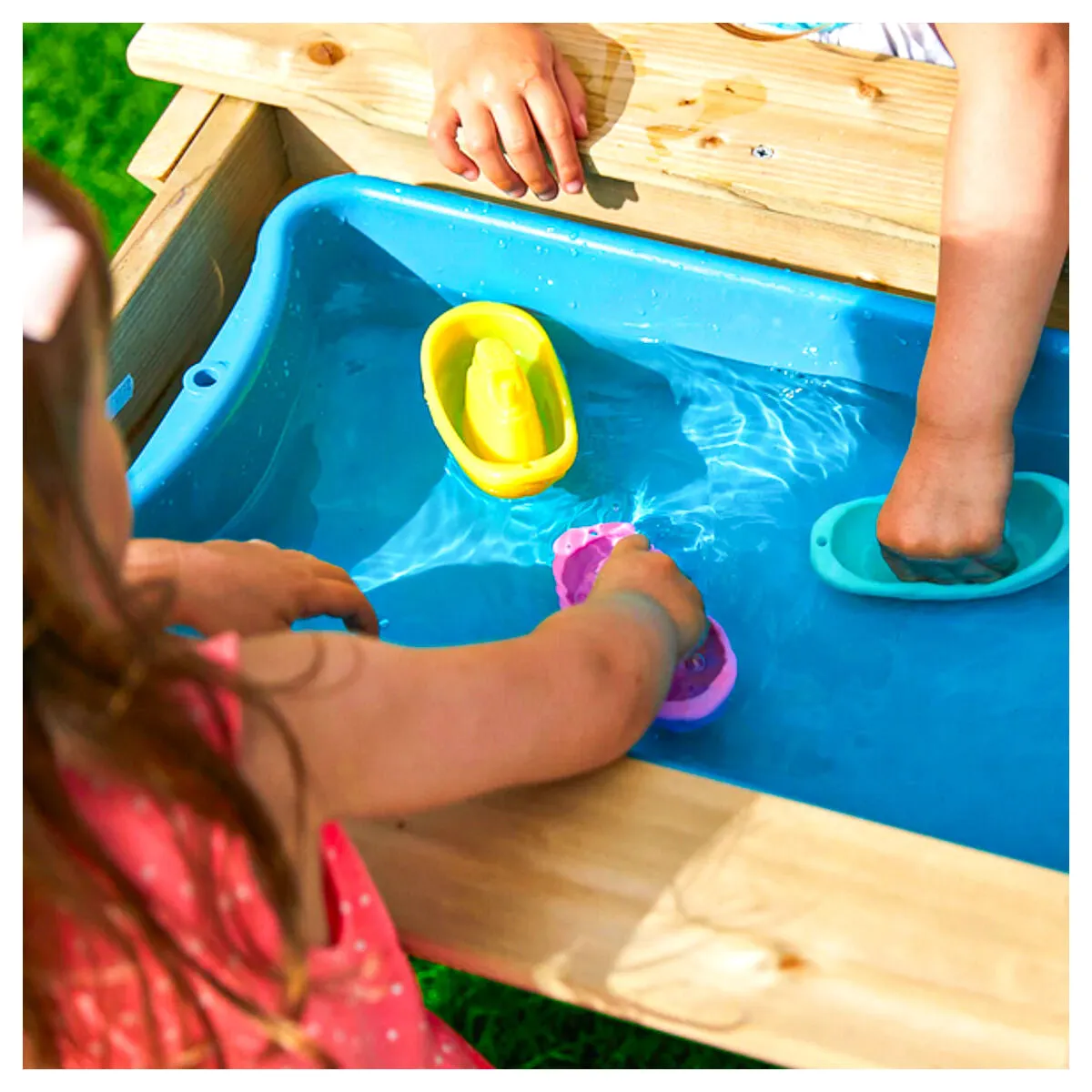 TP Deluxe Wooden Picnic Table Sand & Water Play Set