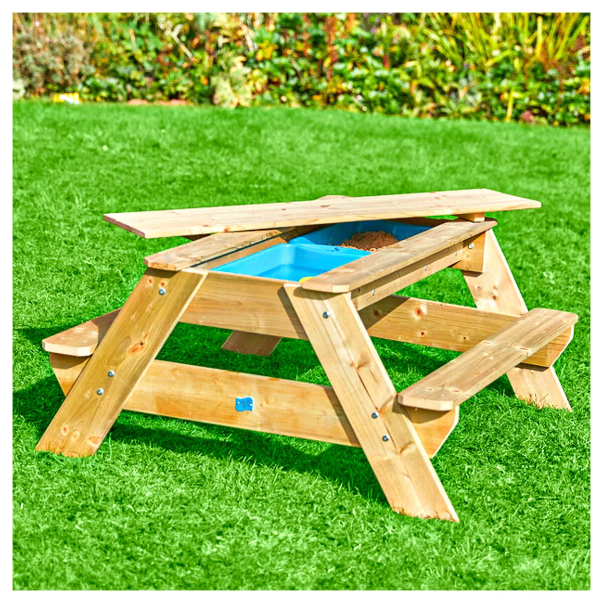 TP Deluxe Wooden Picnic Table Sand & Water Play Set