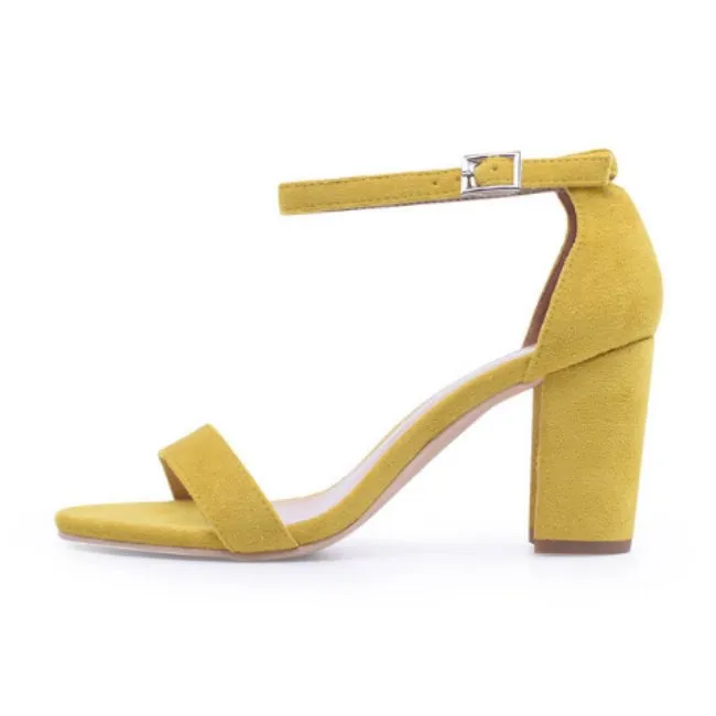 Trendy and Chic Ankle Strap High Heels Sandals