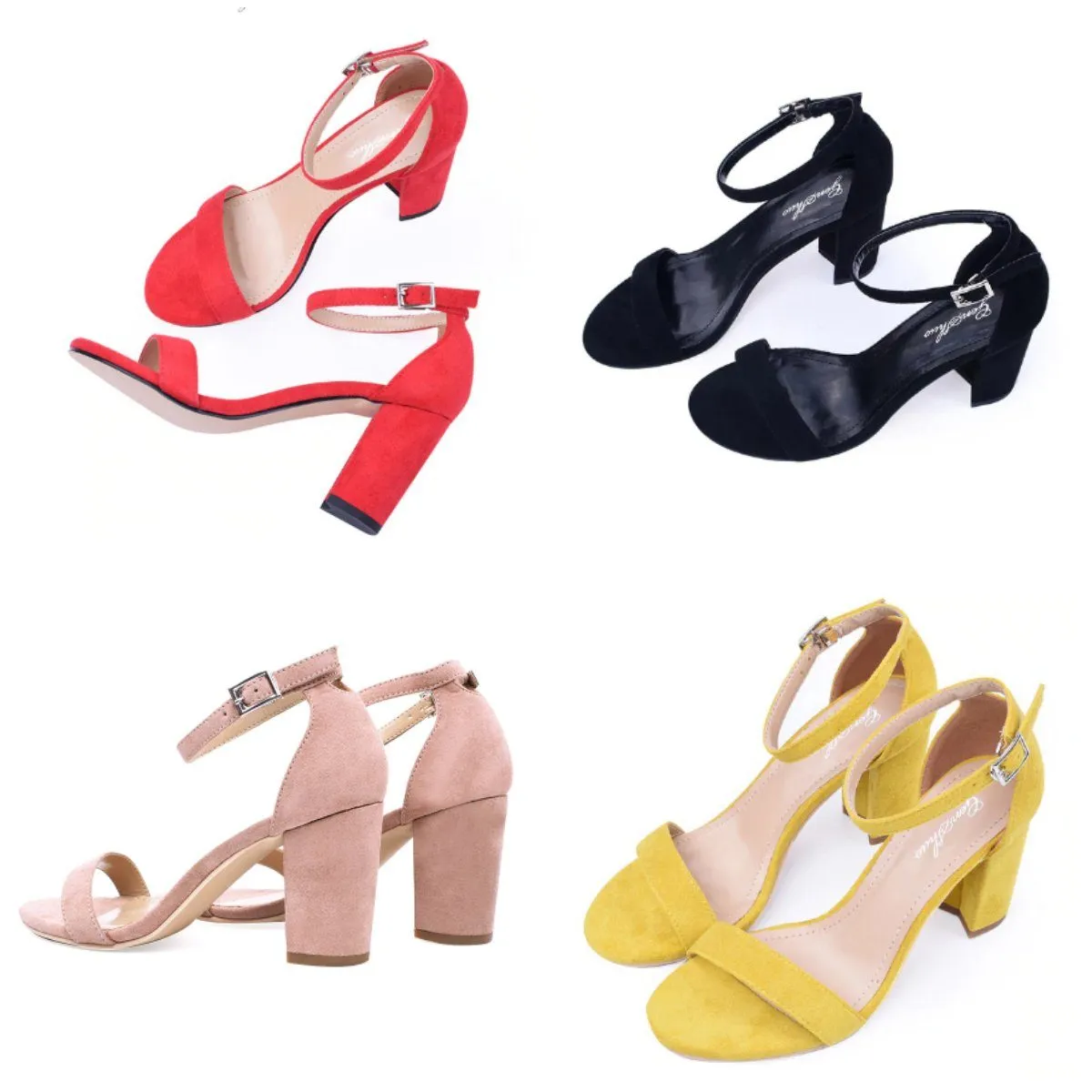 Trendy and Chic Ankle Strap High Heels Sandals