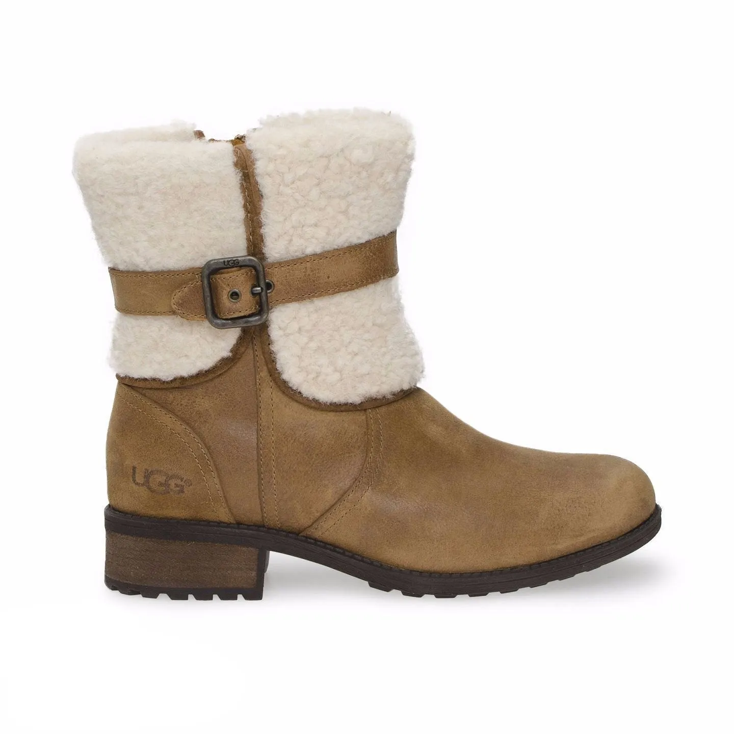 UGG Blayre II Leather Chestnut Boots