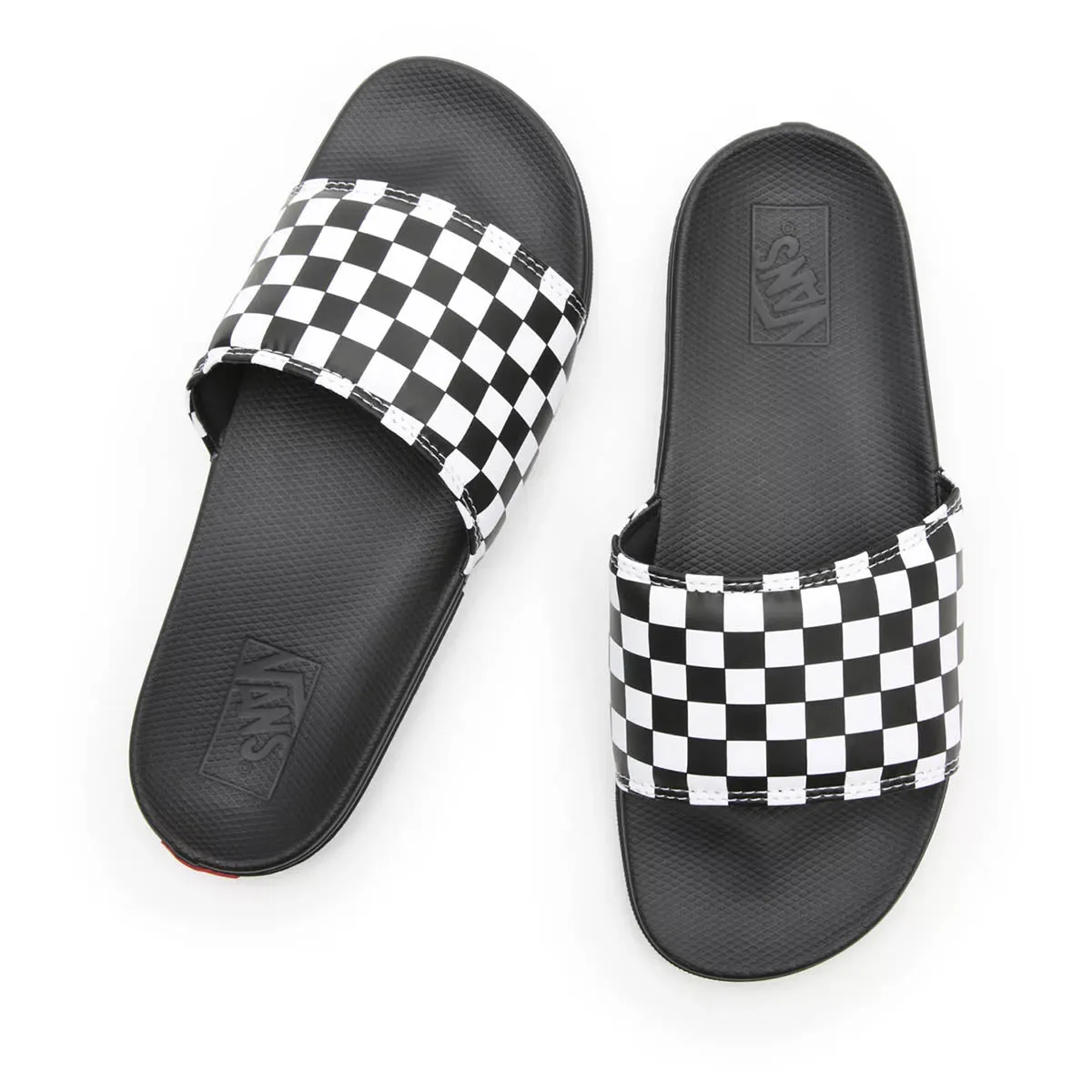 Vans La Costa Slide-On Shoes - Black/Check