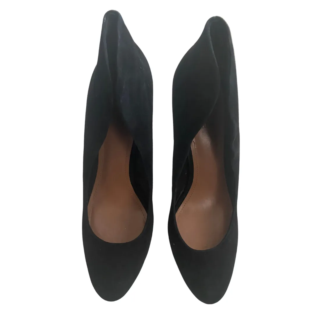 VINCE CAMUTO  Suede Heeled Pumps Black SIZE 41