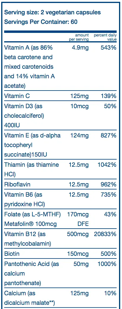 Vital Nutrients Multi-Nutrients 5